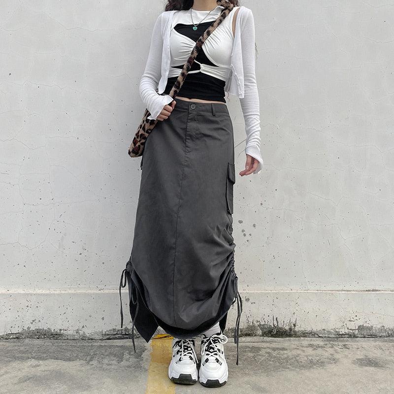Quick Outfits, Modest Fashion Outfits Ideas Fairy Grunge Parachute Maxi Skirt Quick Outfits, Modest Fashion Outfits Ideas Fairy Grunge Parachute Maxi Skirt