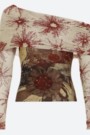 Quick Outfits, Modest Fashion Outfits Ideas Fairycore Bohemian Off Shoulder Top