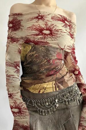 Quick Outfits, Modest Fashion Outfits Ideas Fairycore Bohemian Off Shoulder Top