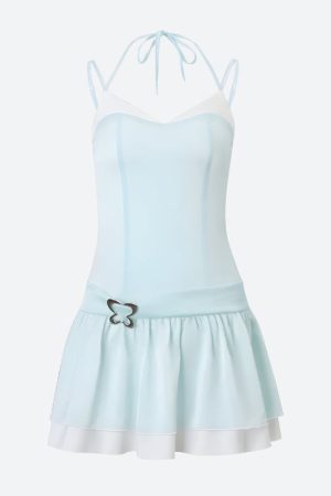 Quick Outfits, Modest Fashion Outfits Ideas Fairycore Butterfly Mini Dress