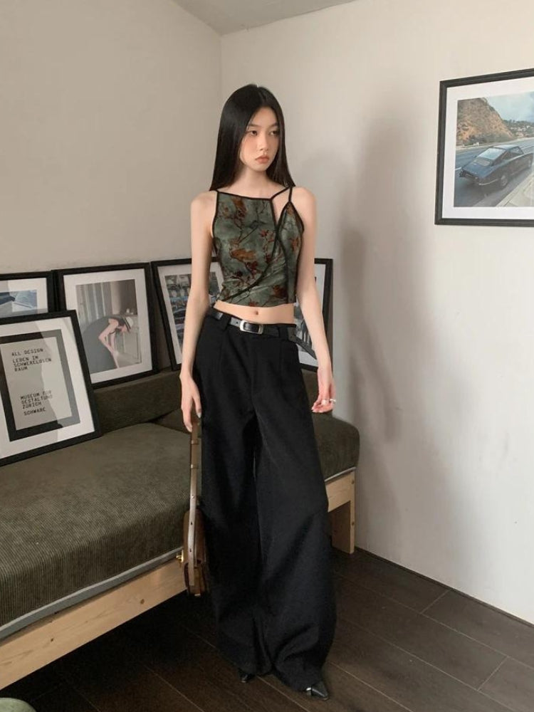 Quick Outfits, Modest Fashion Outfits Ideas Fairycore Floral Asymmetric Top Quick Outfits, Modest Fashion Outfits Ideas Fairycore Floral Asymmetric Top