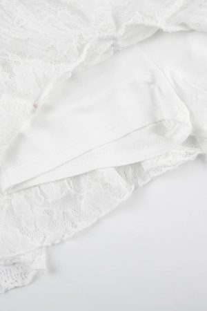 Quick Outfits, Modest Fashion Outfits Ideas Fairycore Lace Mini Skirt