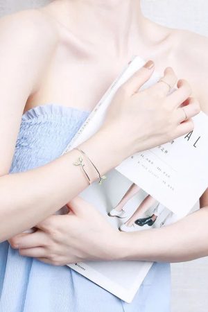 Quick Outfits, Modest Fashion Outfits Ideas Fairycore Leaf Wing Bracelet