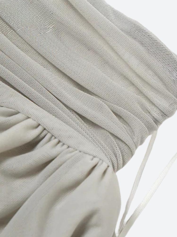 Quick Outfits, Modest Fashion Outfits Ideas Fairycore Mesh Ruffled Top & Mini Skirt Two Piece Set Quick Outfits, Modest Fashion Outfits Ideas Fairycore Mesh Ruffled Top & Mini Skirt Two Piece Set