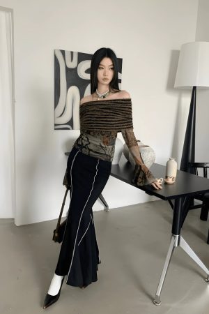 Quick Outfits, Modest Fashion Outfits Ideas Fairycore Off Shoulder Top