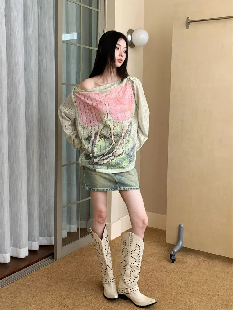 Quick Outfits, Modest Fashion Outfits Ideas Fairycore One Shoulder Top Quick Outfits, Modest Fashion Outfits Ideas Fairycore One Shoulder Top