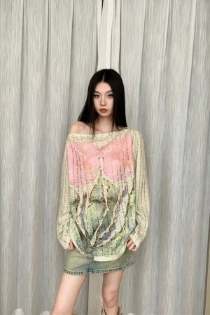 Quick Outfits, Modest Fashion Outfits Ideas Fairycore One Shoulder Top