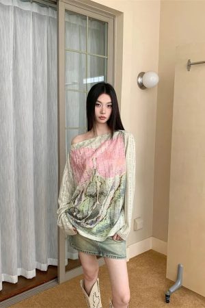 Quick Outfits, Modest Fashion Outfits Ideas Fairycore One Shoulder Top