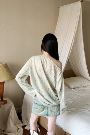 Quick Outfits, Modest Fashion Outfits Ideas Fairycore One Shoulder Top