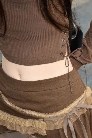 Quick Outfits, Modest Fashion Outfits Ideas Fairycore Patchwork Mini Skirt