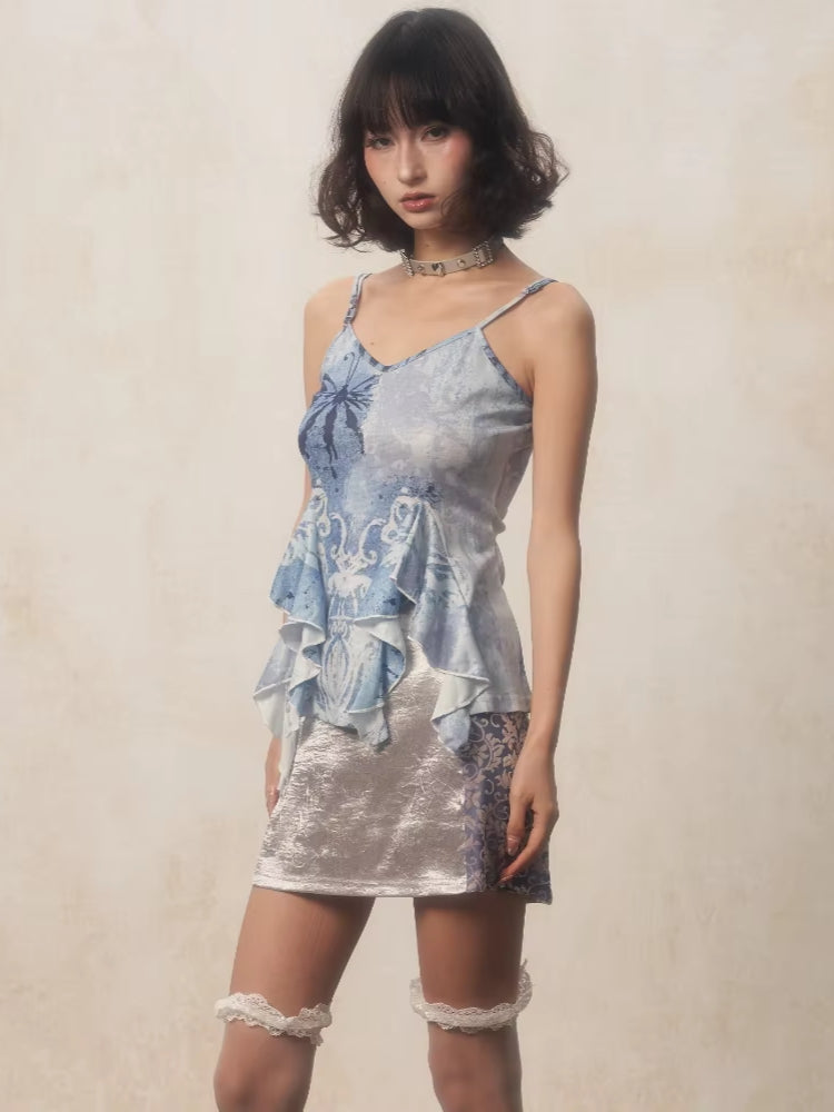 Quick Outfits, Modest Fashion Outfits Ideas Fairycore Ruffled Top Quick Outfits, Modest Fashion Outfits Ideas Fairycore Ruffled Top