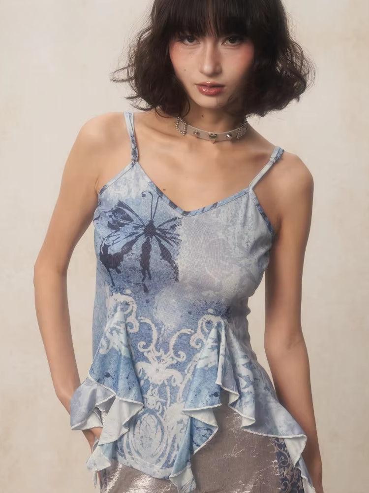 Quick Outfits, Modest Fashion Outfits Ideas Fairycore Ruffled Top Quick Outfits, Modest Fashion Outfits Ideas Fairycore Ruffled Top