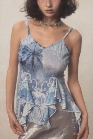 Quick Outfits, Modest Fashion Outfits Ideas Fairycore Ruffled Top