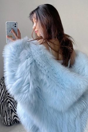 Quick Outfits, Modest Fashion Outfits Ideas Faux Fur Hooded Jacket