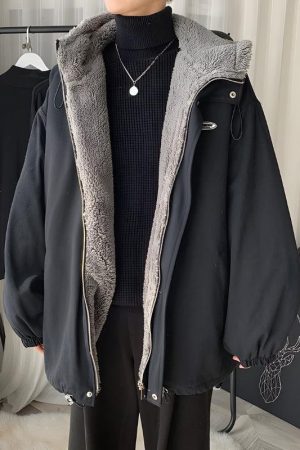 Quick Outfits, Modest Fashion Outfits Ideas Faux Fur Lined Hooded Jacket