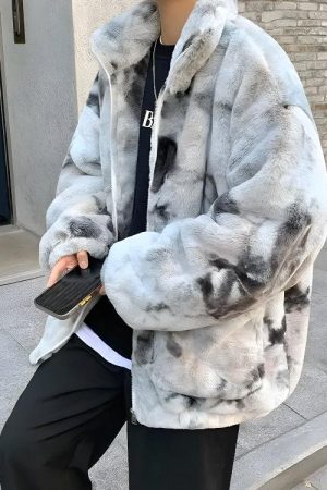 Quick Outfits, Modest Fashion Outfits Ideas Faux Fur Zip-Up Teddy Jacket