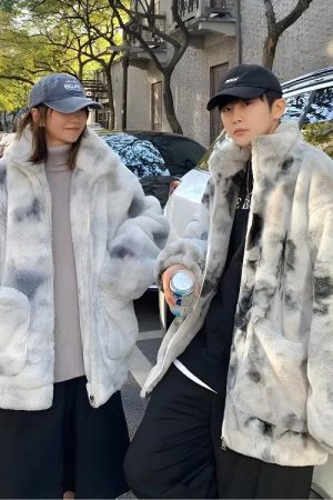 Quick Outfits, Modest Fashion Outfits Ideas Faux Fur Zip-Up Teddy Jacket