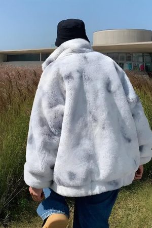 Quick Outfits, Modest Fashion Outfits Ideas Faux Fur Zip-Up Teddy Jacket