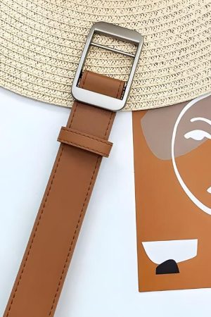 Quick Outfits, Modest Fashion Outfits Ideas Faux Leather Classic Belt