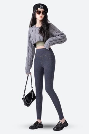 Quick Outfits, Modest Fashion Outfits Ideas Fit Stretch Denim Jeggings