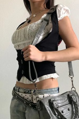 Quick Outfits, Modest Fashion Outfits Ideas Fitted Button Up Vest