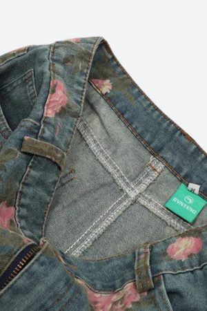 Quick Outfits, Modest Fashion Outfits Ideas Floral Jeans