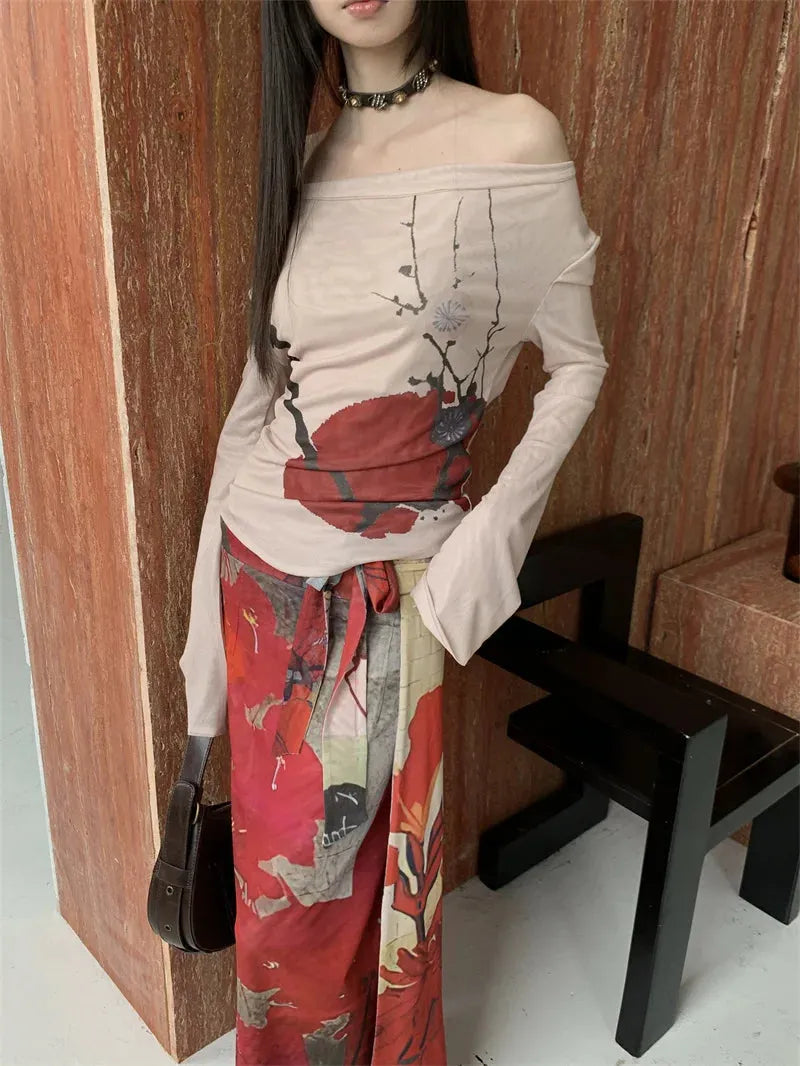 Quick Outfits, Modest Fashion Outfits Ideas Floral Off Shoulder Top Quick Outfits, Modest Fashion Outfits Ideas Floral Off Shoulder Top