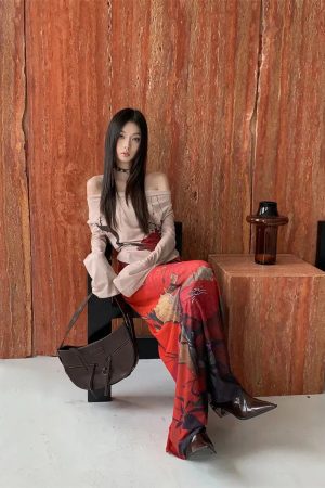 Quick Outfits, Modest Fashion Outfits Ideas Floral Off Shoulder Top