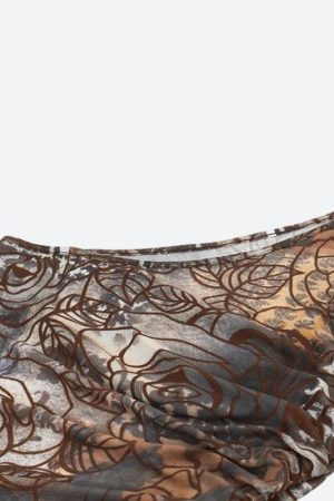 Quick Outfits, Modest Fashion Outfits Ideas Floral One Shoulder Top