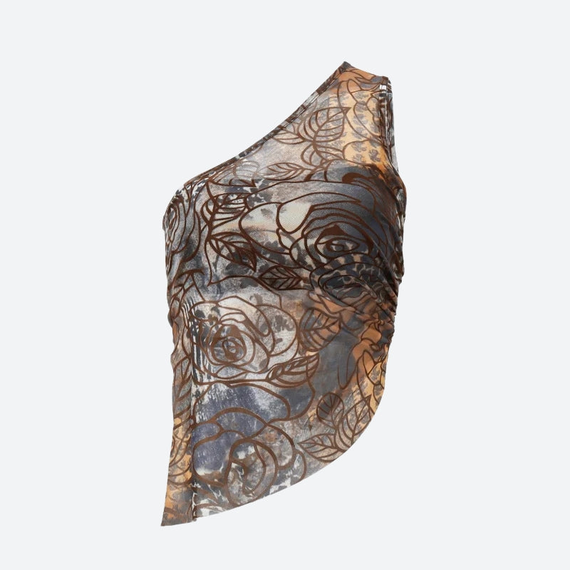 Quick Outfits, Modest Fashion Outfits Ideas Floral One Shoulder Top Quick Outfits, Modest Fashion Outfits Ideas Floral One Shoulder Top