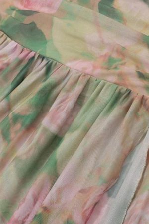 Quick Outfits, Modest Fashion Outfits Ideas Floral Ruched Maxi Dress