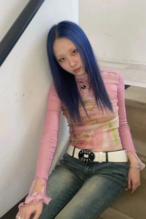 Quick Outfits, Modest Fashion Outfits Ideas Floral Ruffled Cuffs Top