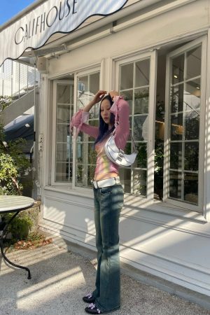 Quick Outfits, Modest Fashion Outfits Ideas Floral Ruffled Cuffs Top