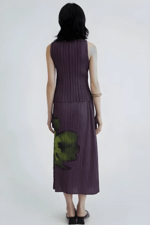 Quick Outfits, Modest Fashion Outfits Ideas Floral Top & Midi Skirt Two Piece Set