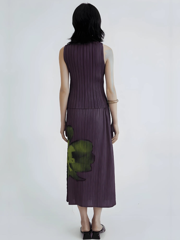 Quick Outfits, Modest Fashion Outfits Ideas Floral Top & Midi Skirt Two Piece Set Quick Outfits, Modest Fashion Outfits Ideas Floral Top & Midi Skirt Two Piece Set