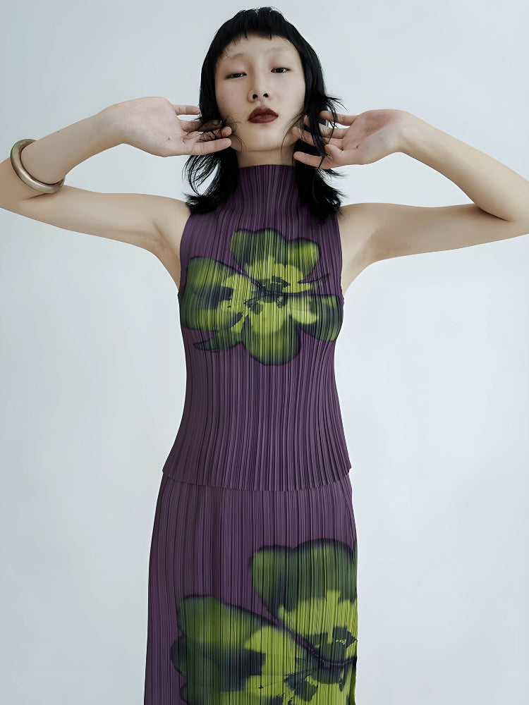 Quick Outfits, Modest Fashion Outfits Ideas Floral Top & Midi Skirt Two Piece Set Quick Outfits, Modest Fashion Outfits Ideas Floral Top & Midi Skirt Two Piece Set