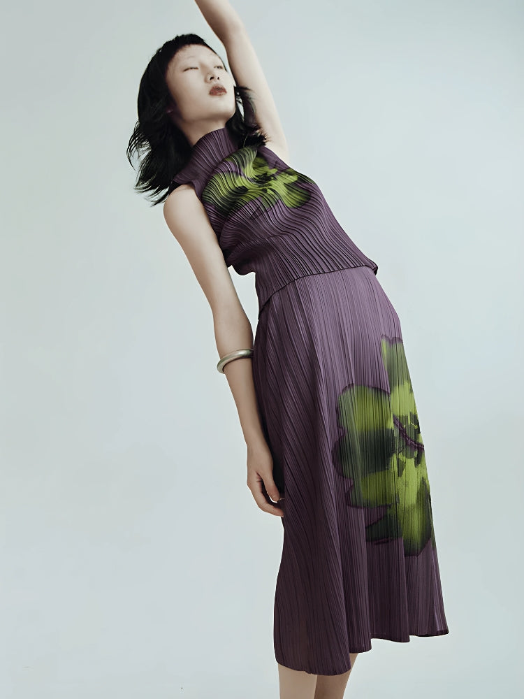 Quick Outfits, Modest Fashion Outfits Ideas Floral Top & Midi Skirt Two Piece Set Quick Outfits, Modest Fashion Outfits Ideas Floral Top & Midi Skirt Two Piece Set