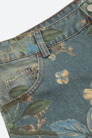 Quick Outfits, Modest Fashion Outfits Ideas Floral Wide Leg Jeans