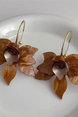 Quick Outfits, Modest Fashion Outfits Ideas Flower Hoop Earrings