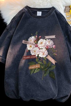 Quick Outfits, Modest Fashion Outfits Ideas Flowers Tee