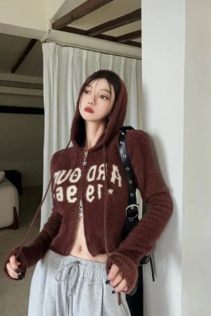 Quick Outfits, Modest Fashion Outfits Ideas Fluffy Double Zip-Up Hoodie