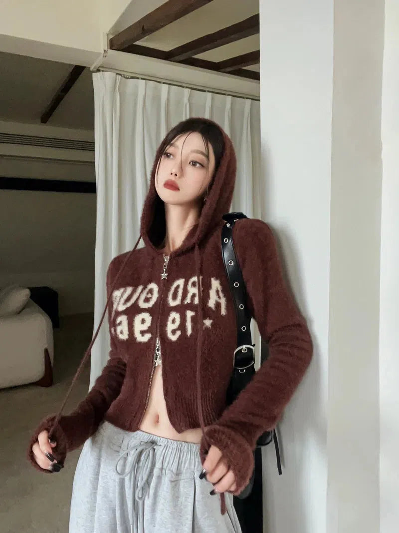 Quick Outfits, Modest Fashion Outfits Ideas Fluffy Double Zip-Up Hoodie Quick Outfits, Modest Fashion Outfits Ideas Fluffy Double Zip-Up Hoodie