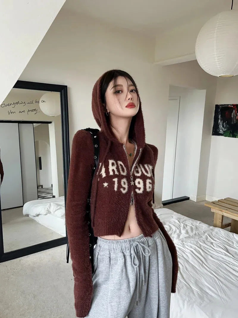 Quick Outfits, Modest Fashion Outfits Ideas Fluffy Double Zip-Up Hoodie Quick Outfits, Modest Fashion Outfits Ideas Fluffy Double Zip-Up Hoodie