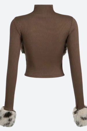 Quick Outfits, Modest Fashion Outfits Ideas Fluffy Leopard Top