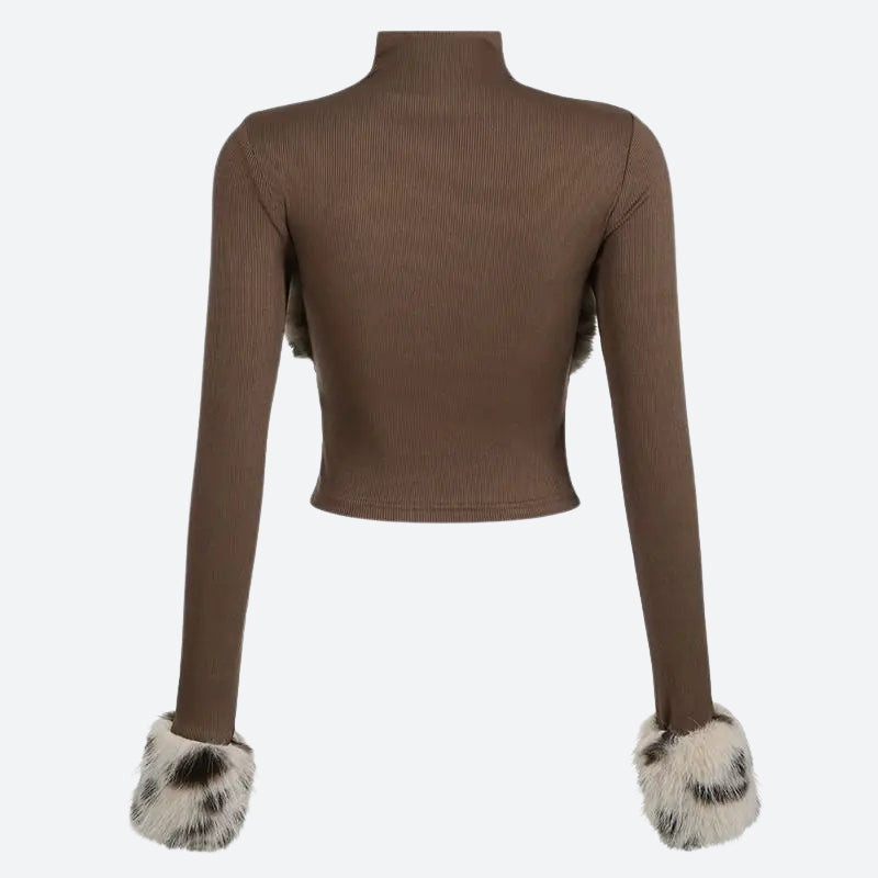 Quick Outfits, Modest Fashion Outfits Ideas Fluffy Leopard Top Quick Outfits, Modest Fashion Outfits Ideas Fluffy Leopard Top