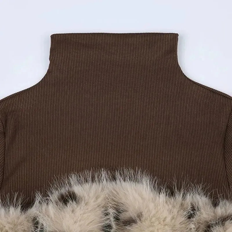 Quick Outfits, Modest Fashion Outfits Ideas Fluffy Leopard Top Quick Outfits, Modest Fashion Outfits Ideas Fluffy Leopard Top