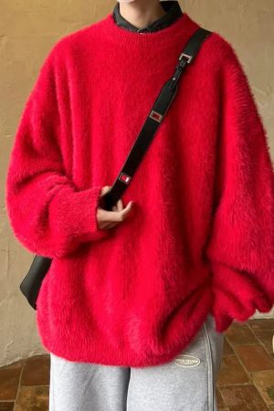 Quick Outfits, Modest Fashion Outfits Ideas Fluffy Sweater