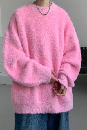 Quick Outfits, Modest Fashion Outfits Ideas Fluffy Sweater