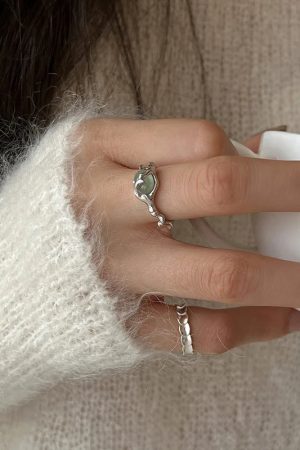 Quick Outfits, Modest Fashion Outfits Ideas Gemstone Liquid Ring