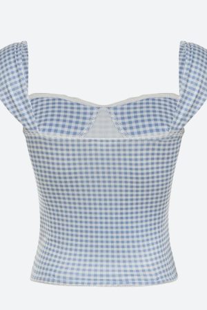 Quick Outfits, Modest Fashion Outfits Ideas Gingham Top